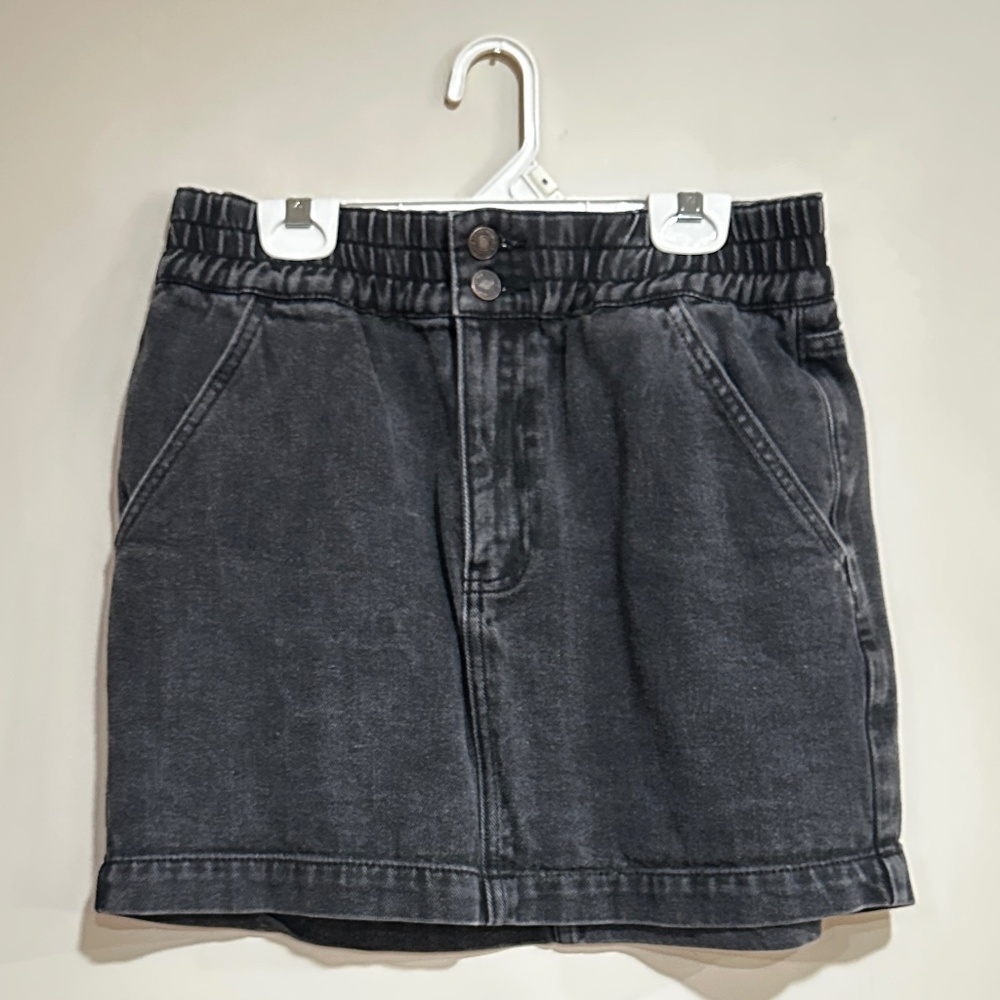 Black Denim Skirt Size M